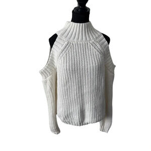 Choies | 100% Acrylic Cold Shoulder Knit Sweater | Size XL